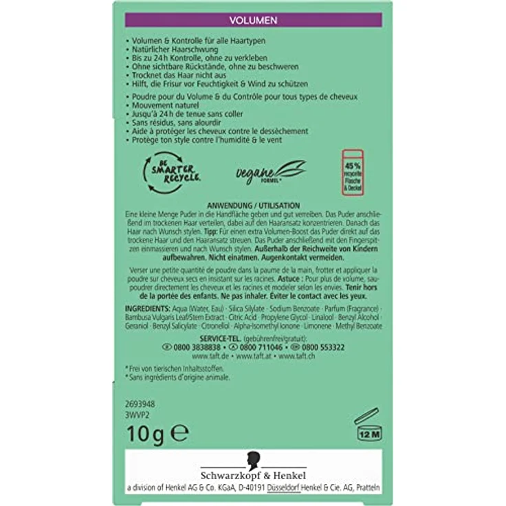 taft Volumen Haarpuder 10 g – Bild 5