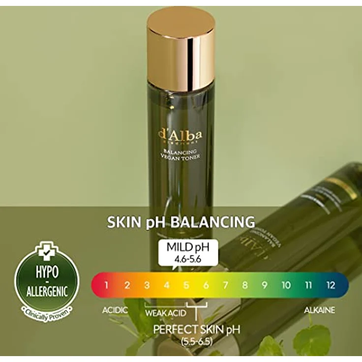d'Alba Balancing Vegan Toner Gesichtswasser mit weißen Trüffeln, sanfter Exfoliation und Hydratation, 150 ml – Bild 2