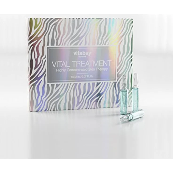 Vitabay Wake Up Serum 14 x 2 ml • belebende High-Tech Gesichtspflege mit Hyaluronsäure, Koffein & Mineralien – Bild 2