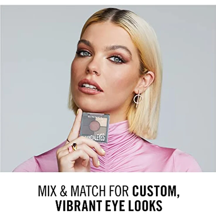 Rimmel London Augenschatten-Palette Glam'Eyes HD Lidschattenpalette Multireflektierend, Shimmernd, Warm (Braun) 4g – Bild 5