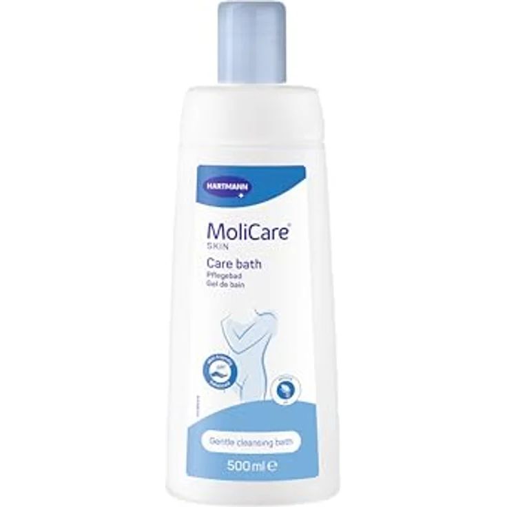 MoliCare Skin Pflegebad: hautschonend, pH-hautneutraler Badezusatz, 500 ml – Bild 1
