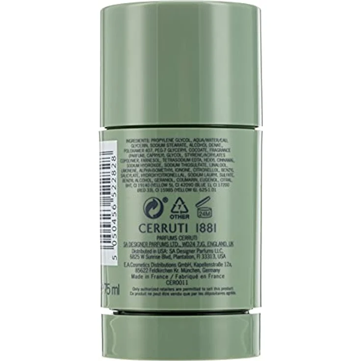 Cerruti 1881 Pour Homme Deo Stick Deodorant 75 ml – Bild 2