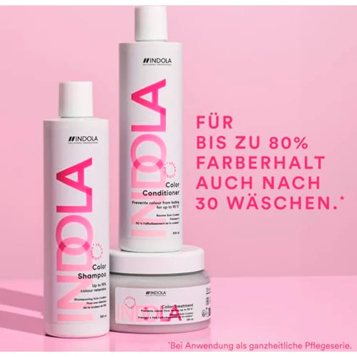 Indola Care & Style Color Conditioner, Farbschutz-Conditioner mit veganer Keratin-Alternative, 300 ml – Bild 3