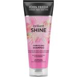 John Frieda Brilliant Shine Farb-Glanz Shampoo - Inhalt: 250ml - SLS und SLES Sulfatfrei - Silikonfrei - Verstärkt den Glanz