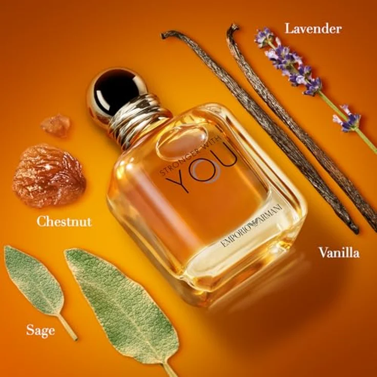 Emporio Armani Stronger With You Eau de Toilette (EdT) Herrenduft 100 ml Duftfamilie: aromatisch, Fougere – Bild 2