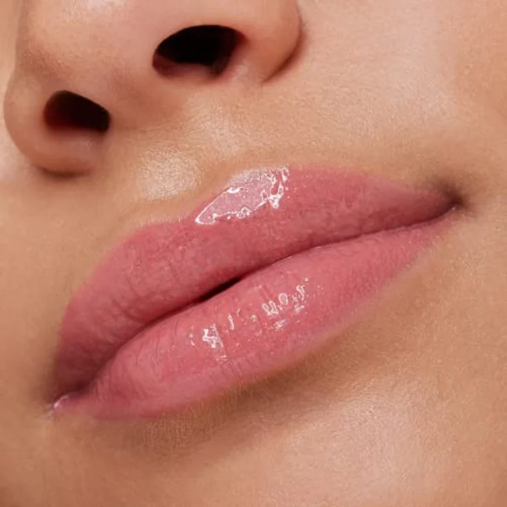 essence what the fake! PLUMPING LIP FILLER, Lipgloss, Nr. 02, Nude, feuchtigkeitsspendend, mit Vitaminen, kühlend, glänzend, vegan, ohne Parfüm, ohne Alkohol, ohne Parabene, 1er Pack (4.2ml) – Bild 5