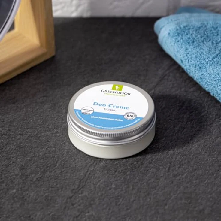 GREENDOOR Deo Creme Ohne Aluminium/Alkohol vegan 50ml – 6 Monatspack, Bio Deodorant Aloe Vera, unisex Duft, naturkosmetisch – Bild 3