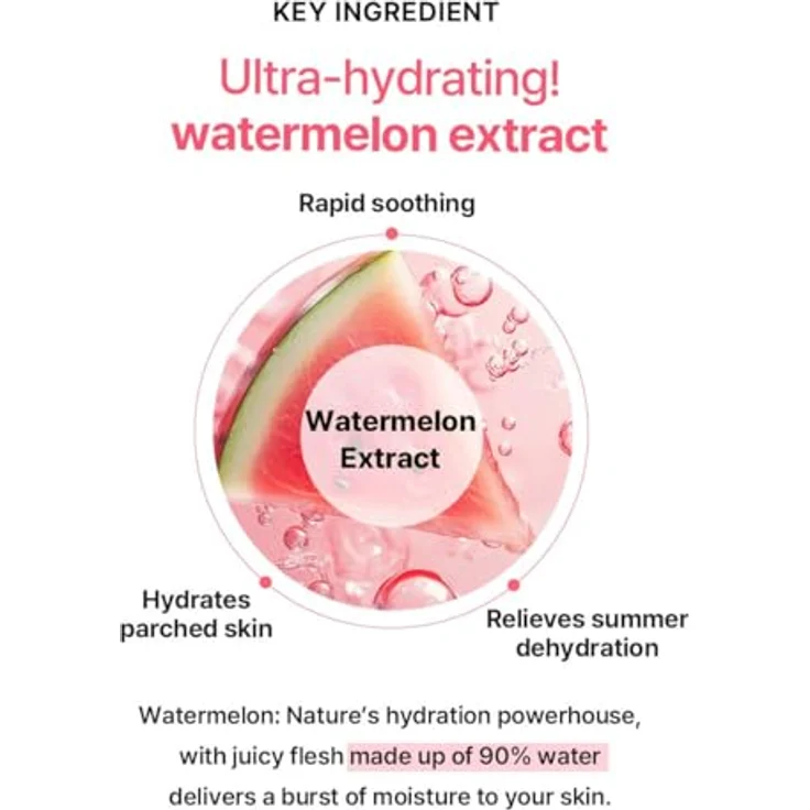 Heimish Watermelon Gesichtscreme, tiefenwirksame feuchtigkeitsspendende Creme mit beruhigender Wirkung, 110 ml – Bild 7