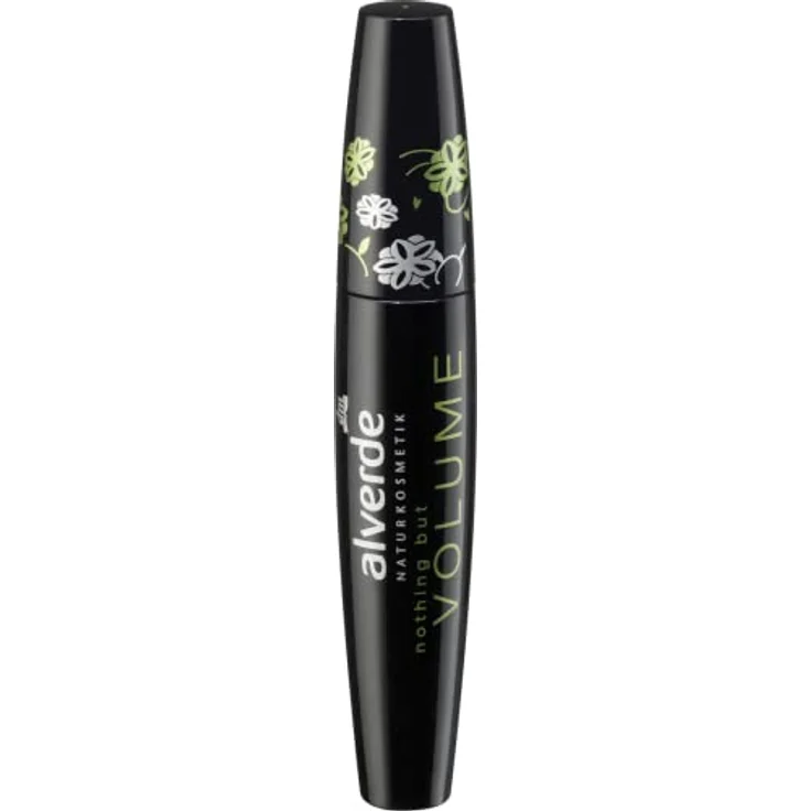 alverde NATURKOSMETIK Wimperntusche Mascara Nothing but Volume schwarz 010, 12 ml – Bild 3