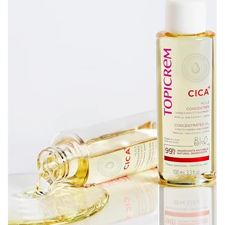 Topicrem CICA-Öl für Narben und Dehnungsstreifen, 100 ml, natürliche Inhaltsstoffe, für Schwangerschaft und Stillzeit – Bild 7