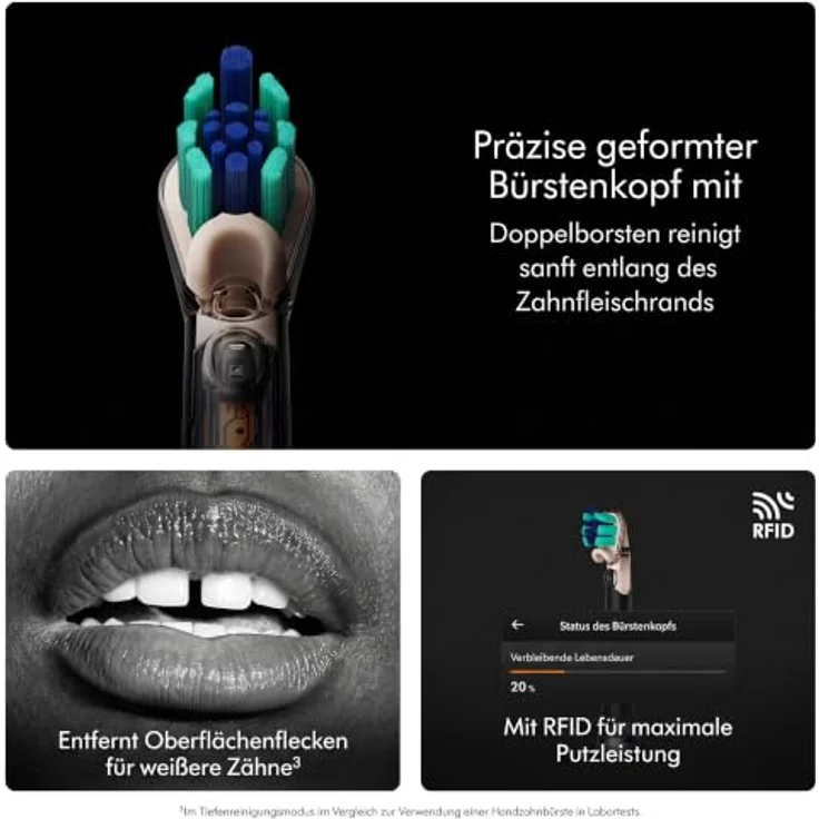 Dyson CameraJet™ elektrische Zahnbürste mit Präzisionsmunddusche (Ultra Blue) – Bild 6
