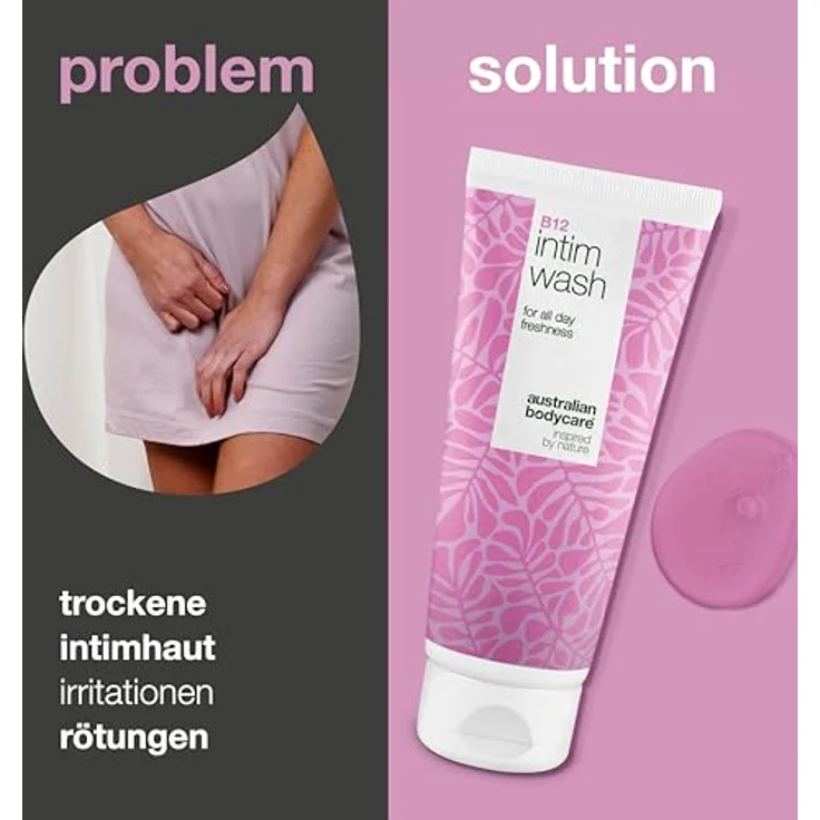 Australian Bodycare B12 Gel für intime Hygiene, sanfte Reinigung und intensive Feuchtigkeit, 200 ml – Bild 2