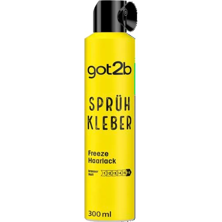 Got2B Haarlack Sprüh Kleber Halt 6, 300 ml, 72 h Haarspray für ultra starken Halt, vegan, ohne zu verkleben oder auszutrocknen