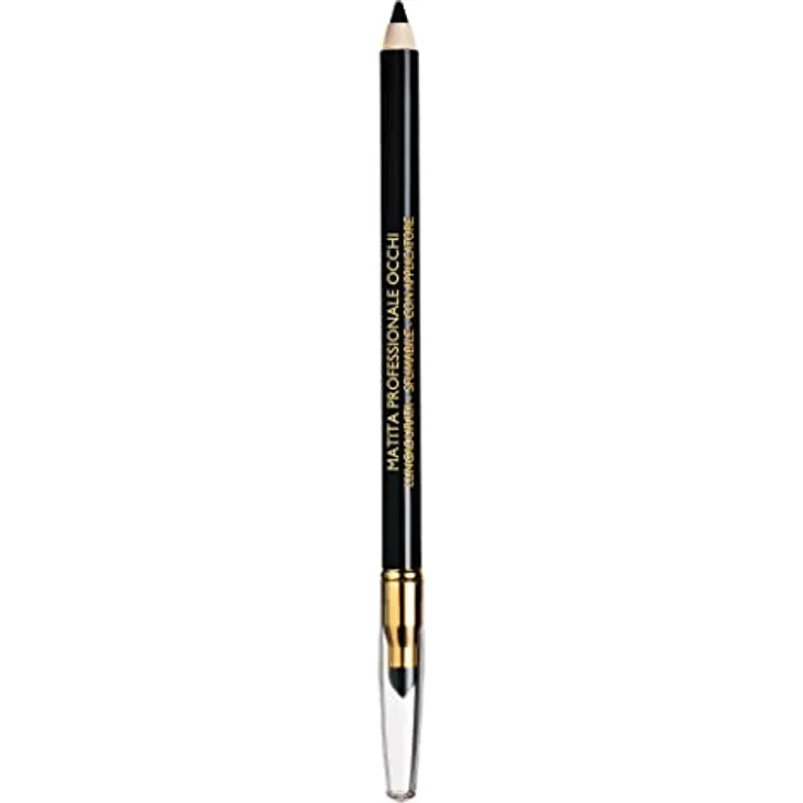 Collistar professioneller, schwarzer Kajalstift, lang anhaltend, wasserfest, verblendbar, doppelt verwendbar als Eyeliner und Lidschatten, ophthalmologisch getestet, 1,2 ml