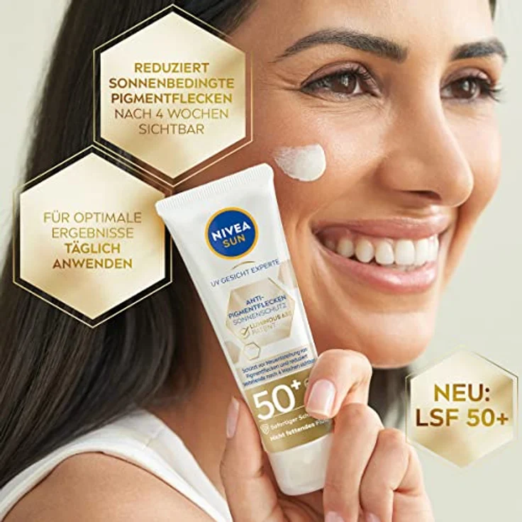 Nivea Sun UV Gesicht Luminous630® Anti Pigmentflecken Sonnencreme 40 ml – Bild 4