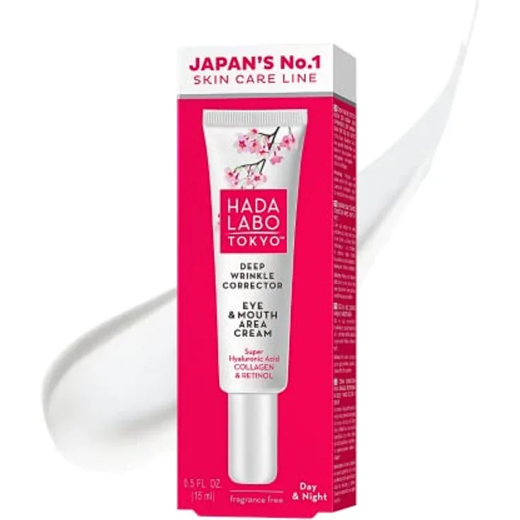 Hada Labo Tokyo Red 15 ml - Augencreme Gegen Falten Und Augenringe - Retinol Augencreme - Eye Cream - Für Tag Und Nacht - Augencreme Gegen Tränensäcke