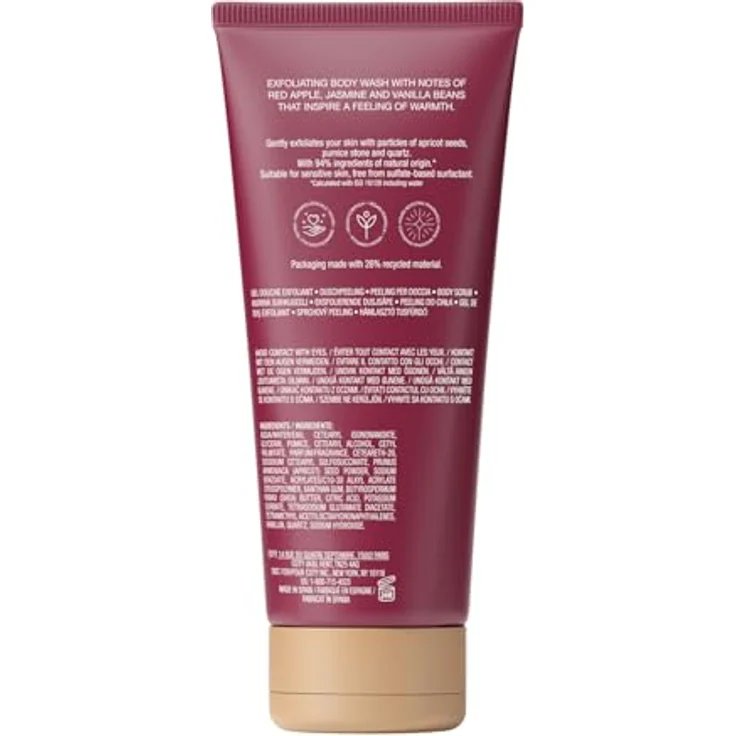 Mexx Inspired Warmth Duschpeeling, fruchtiges Körperpeeling mit stimmungsaufhellenden Eigenschaften, 200 ml – Bild 2