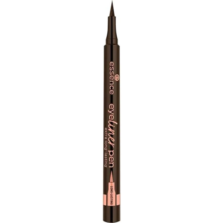 essence Eyeliner Pen, Eyelinerstift 020 Brown, 1.1 ml, liquid & gel, für präzise Linien