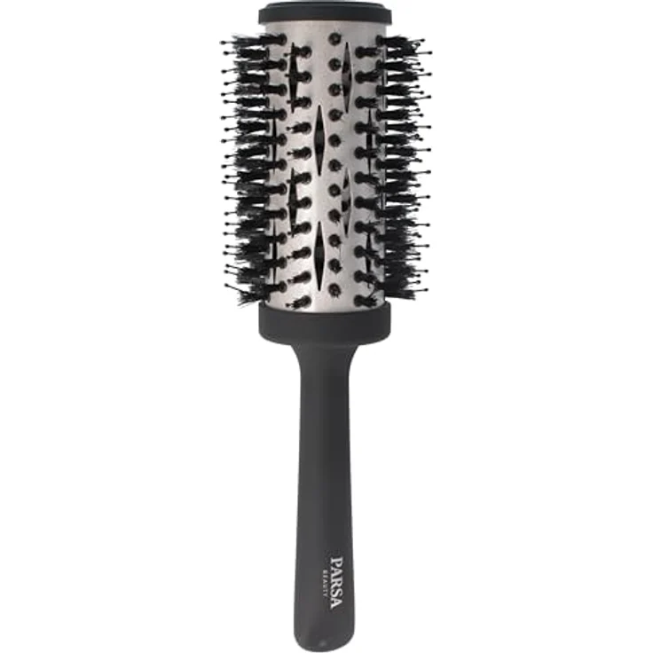 PARSA Beauty Professional Wirkstoffbürste Keratin + Biotin Rundföhnbürste 44mm - Haarbürste zum Glätten und Pflegen - Haarbürste lockiges Haar - Haarbürste langes Haar – Bild 1