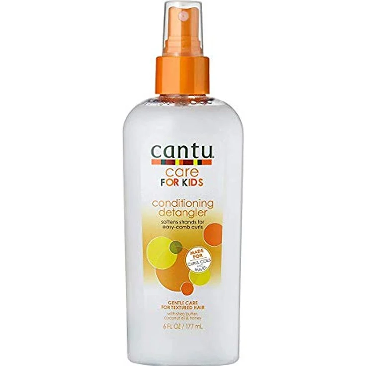 CANTU Care For Kids Conditioning Detangler 177 ml, Pflegt und nährt zerbrechliche Spulen, Locken und Wellen, reduziert Verfilzungen – Bild 1
