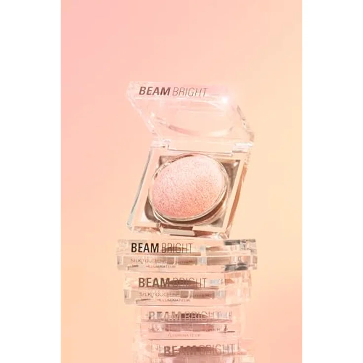 Makeup Revolution Beam Bright, aufhellender Kompaktpuder mit reichhaltiger Pigmentierung, Farbton Bronze Baddie, 2,45 g – Bild 5
