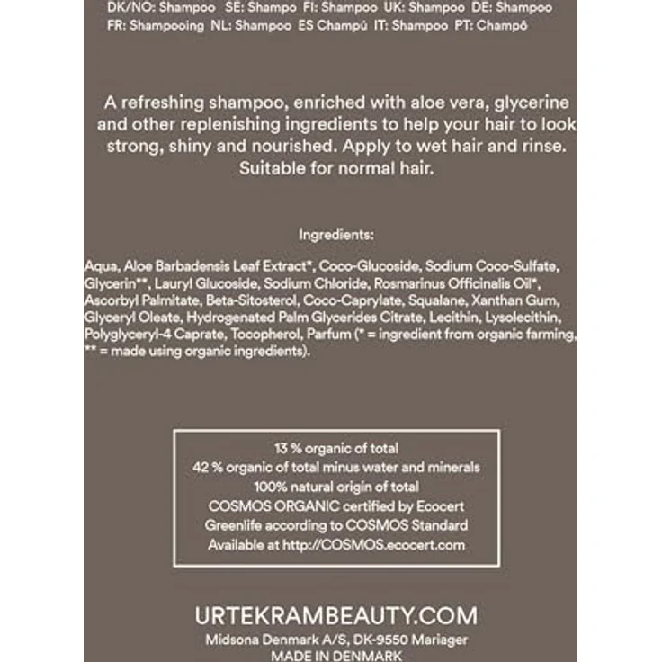 Urtekram Rosemary Shampoo 500 ml – Bild 7