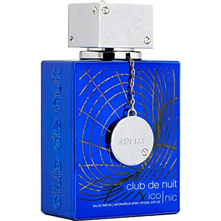 Armaf Club De Nuit Blue Iconic Eau de Parfum, 105 ml, Spray - Herrenduft mit Grapefruit, Minze und Weihrauch
