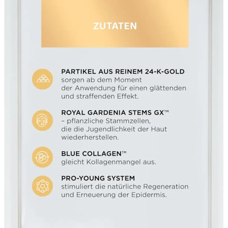 EVELINE Cosmetics Gold Revita Expert 30+, Gesichtscreme für alle Hauttypen, 50ml, Faltenreduzierung und intensive Feuchtigkeit – Bild 5
