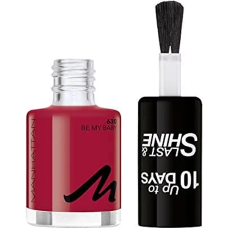 Manhattan Cosmetics Last und Shine Nagellack, Nr.630 Be My Baby, 10 ml – Bild 2
