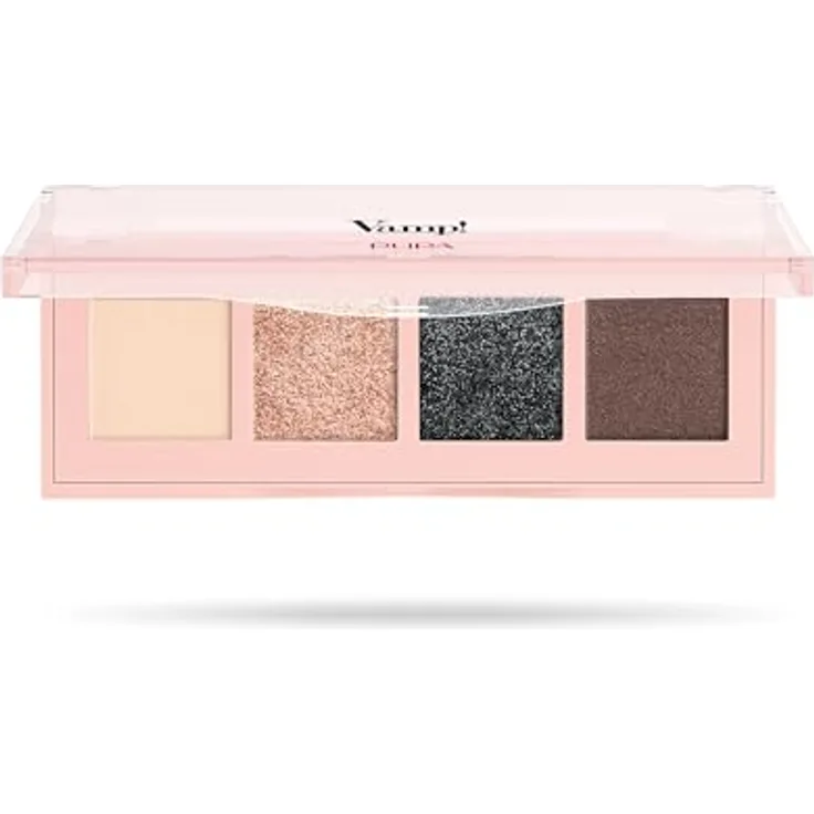 PUPA Milano Vamp! Eyeshadow Palette 006 Deep Nude, Lidschattenpalette mit intensiver Pigmentierung und matter Textur, 5.2 g