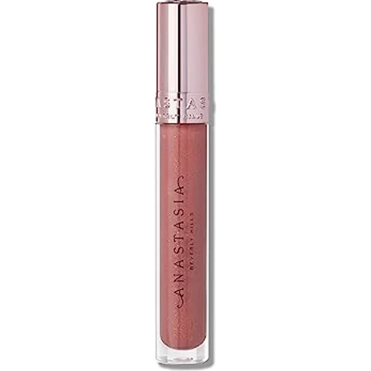 Anastasia Beverly Hills Shimmer Lip Gloss, Lippenpflege mit feuchtigkeitsspendender Formel, warme Nude-Töne, 4,8 ml – Bild 4
