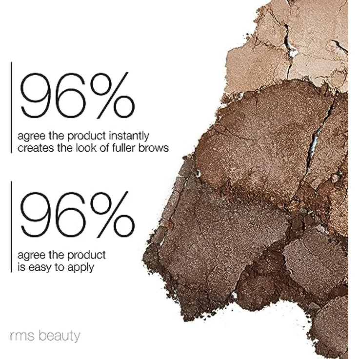 RMS Beauty Back2Brow Augenbrauenpuder – dunkel (3,4 g) – mit Kakaobutter und natürlichen Mineralien – Bild 3