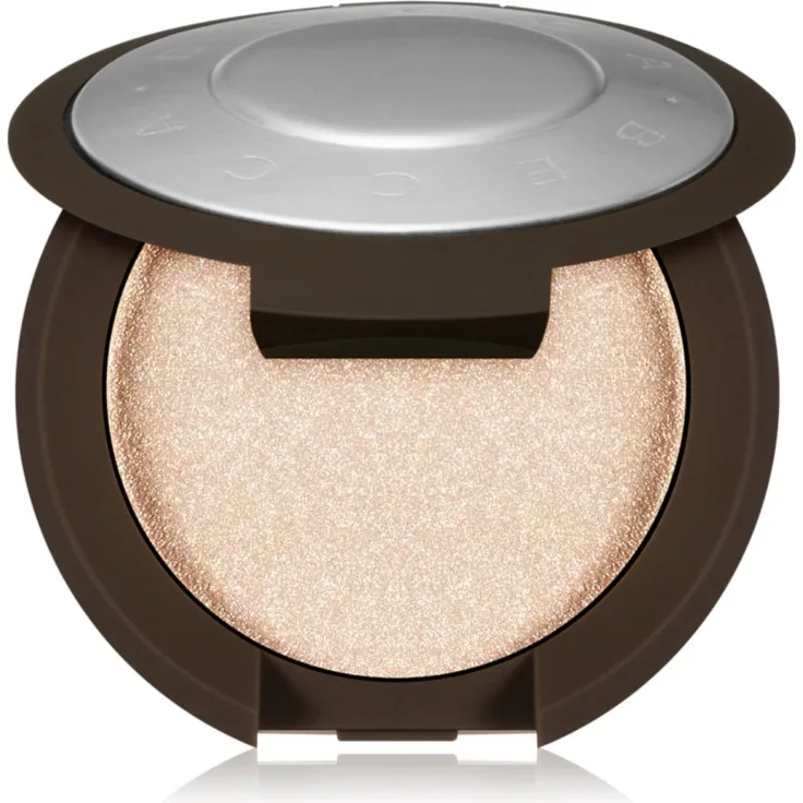 Smashbox x Becca Shimmering Skin Perfector Pressed Highlighter, Rose Quarz, 7 g, Highlighter mit reichhaltiger Pigmentierung und intensivem Glow