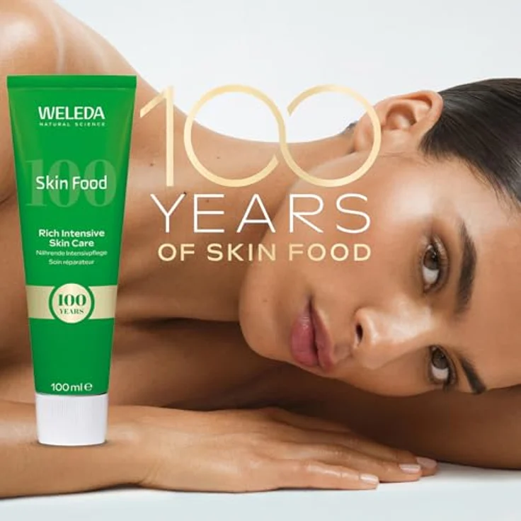 Weleda Skin Food 100 Years, universelle nährende Creme mit Kräutern, limitierte Ausgabe, 100 ml, intensive Feuchtigkeit, stärkt die Hautbarriere – Bild 2