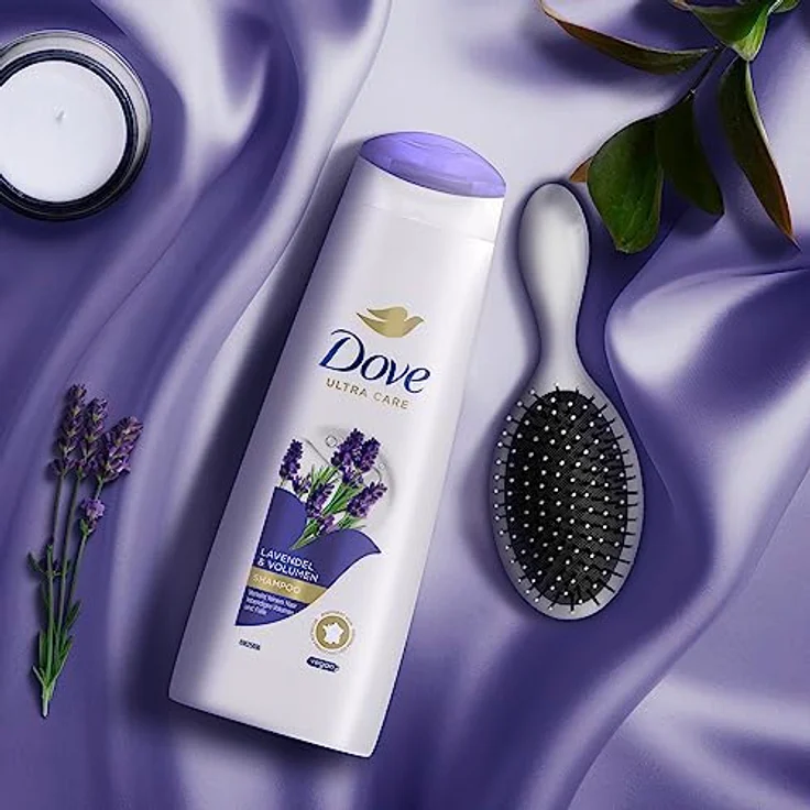 Dove Ultra Care Shampoo Lavendel & Volumen Haarpflege für feines Haar Shampoo verleiht lebendiges Volumen & Fülle 250ml 6 Stück – Bild 4