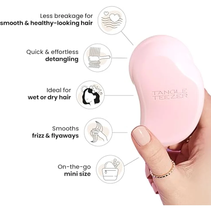 Tangle Teezer The Original Mini Detangling Haarbürste Millenial Pink – Bild 5