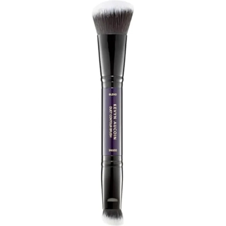 Kevyn Aucoin Women's The Duet Contour Pinsel, 1 Stück - Doppelendiges Design, präzise Platzierung und Mischfunktion, aus weichem Kunsthaar