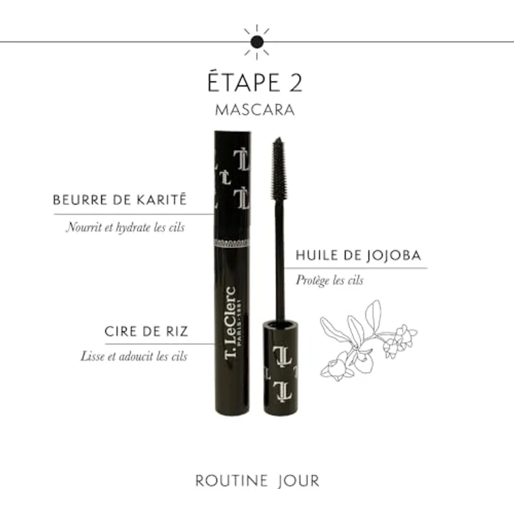 T. LeClerc Active Growth Eyeliner 02 Bruin, 1,7 ml Make-up für verbesserte Wimpernpflege – Bild 7