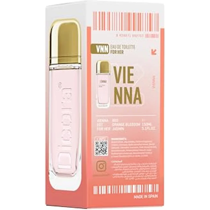 Dicora Urban Fit Viena for HER Eau de Toilette, Damenparfüm mit blumigem und fruchtigem Duft, 150 ml, langanhaltend, ohne Tierversuche – Bild 3
