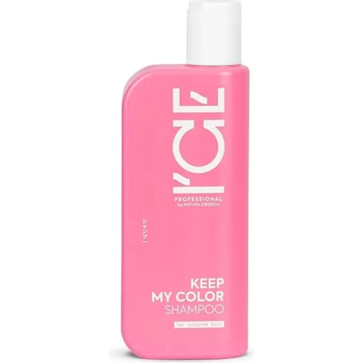 Natura Siberica ICE KEEP MY COLOR Shampoo, 250ml, zum Schutz vor Farbverblassen mit UV-Schutz und Bio-Himbeerextrakt – Bild 1
