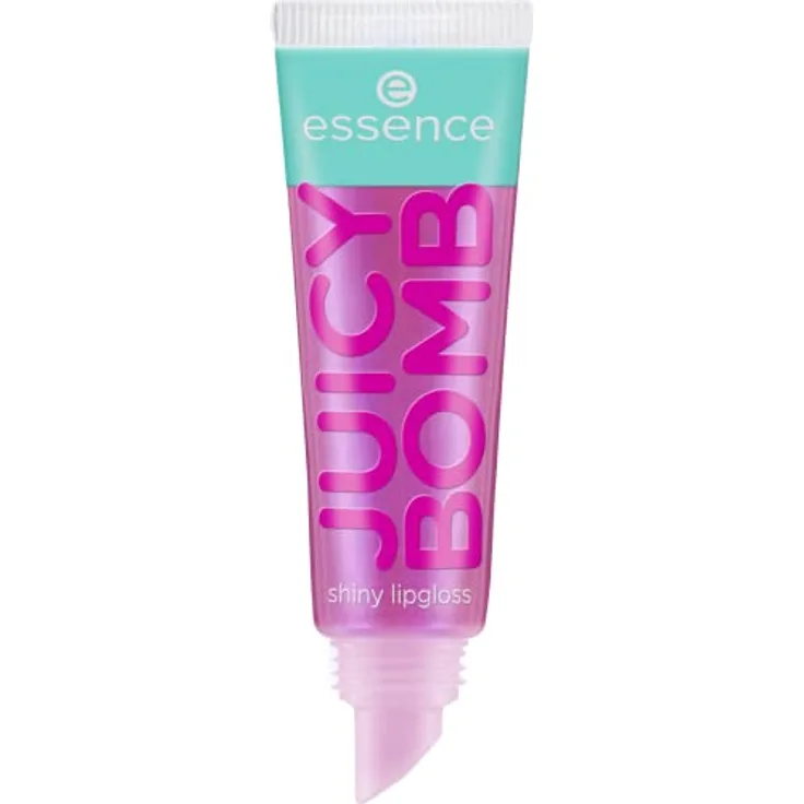 essence JUICY BOMB shiny lipgloss, Lip Gloss, Nr. 105 Bouncy Bubblegum, mehrfarbig, glänzend, schimmernd, strahlend frisch, vegan, entspricht unserem CLEAN BEAUTY Standard, ohne Alkohol (10ml)
