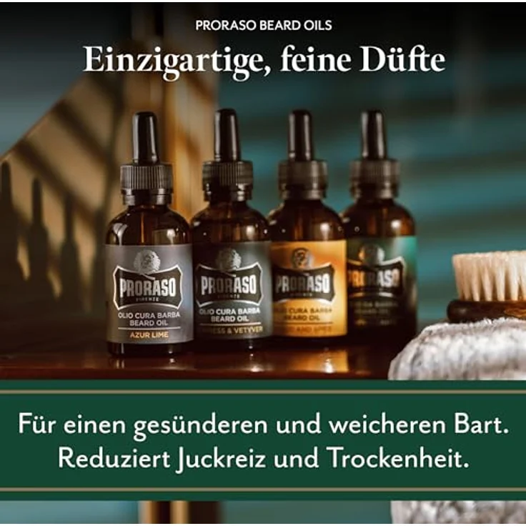 Proraso Beard Oil Refresh Eucalyptus 30 ml, Textur: Öl, für Herren empfohlen  – Bild 3