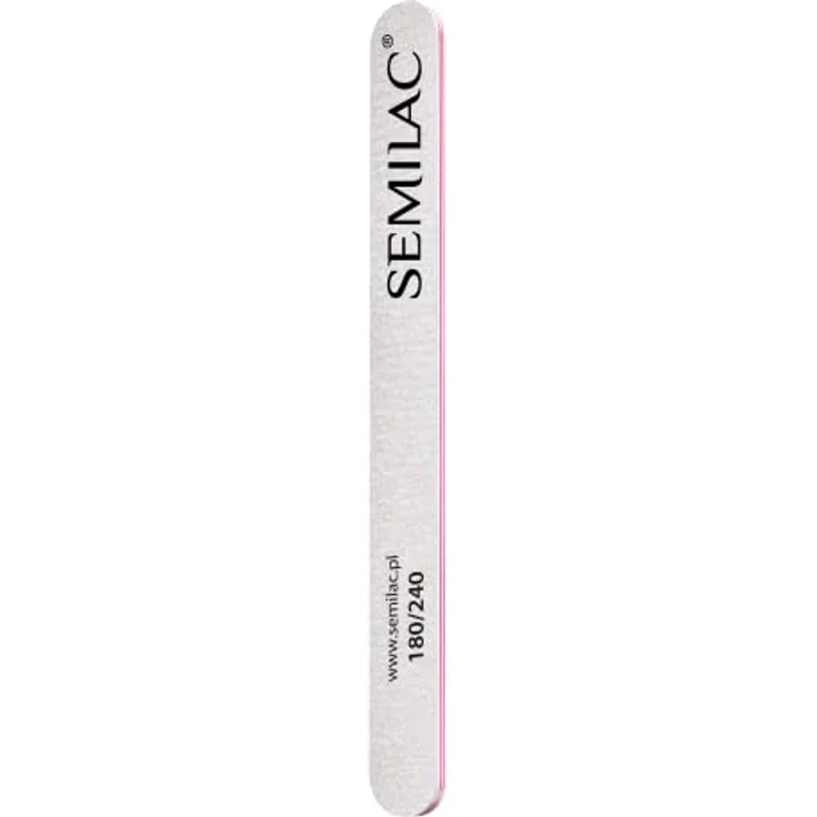 Semilac Nail File Straight 180/240, Nagelfeile mit japanischem Material für langlebige Schärfe und präzises Finishing – Bild 2