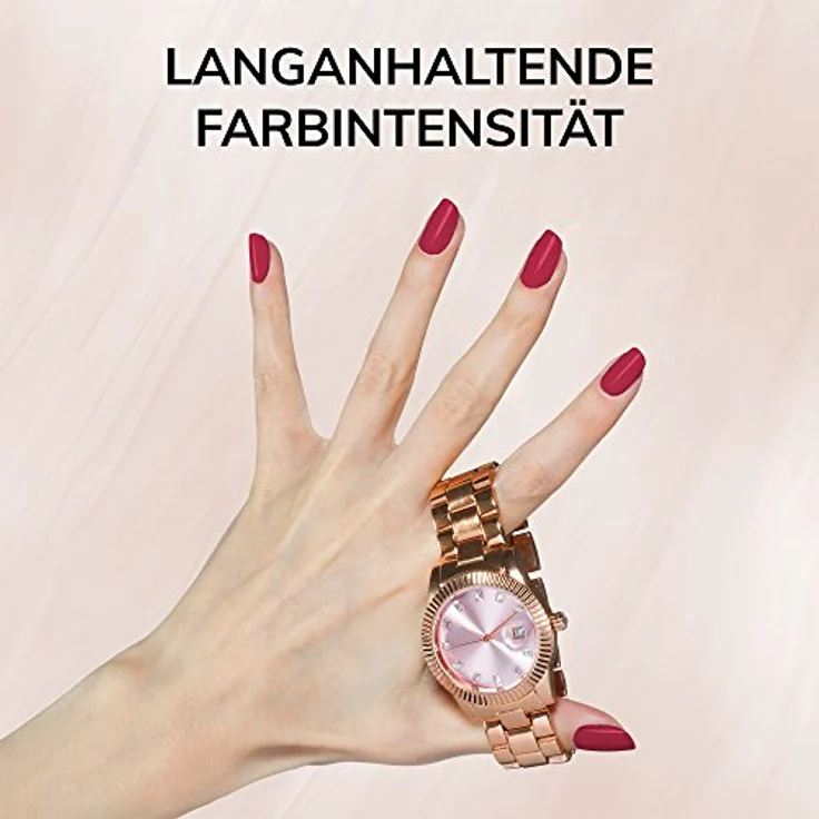 Manhattan Super Gel Nagellack – Gel Maniküre Effekt ganz ohne UV Licht – Klassisch roter Nail Polish mit bis zu 14 Tagen Halt – Farbe Ladies Night 635 – 1 x 12ml – Bild 3
