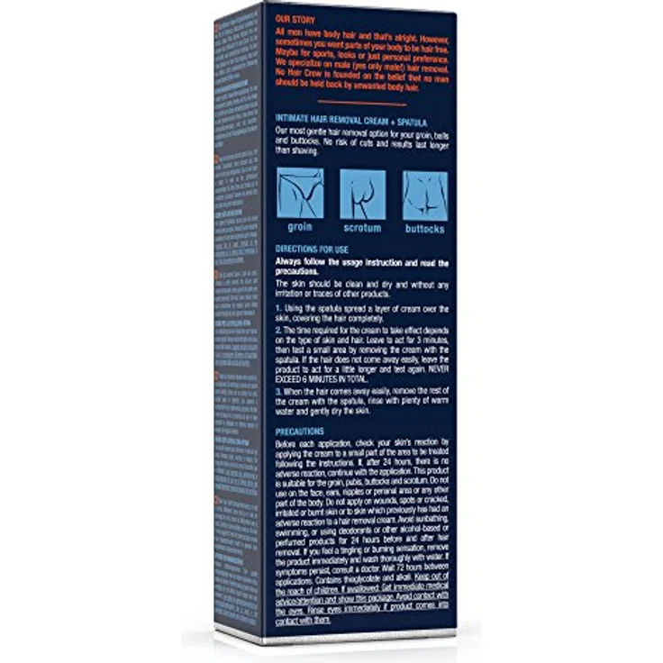 No Hair Crew Intimate Enthaarungscreme 100 ml – Bild 3