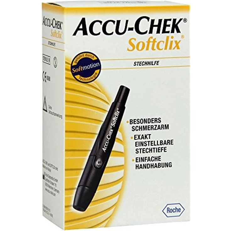 Roche Accu Chek Softclix schwarz 1 St. - Preisvergleich – Bild 2