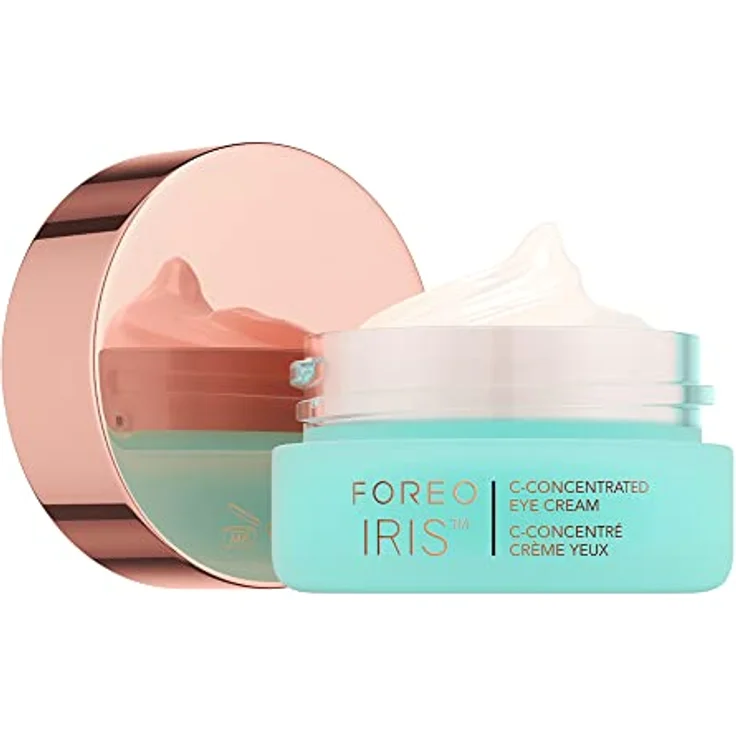 FOREO IRIS Vitamin C Eye Cream - Augencreme Gegen Falten und Augenringe - Vitamin E - Koffein - Hyaluronsäure - Yerba Mate - Kakaobutter - Vegan Kosmetik - Augenringe Entfernen und Tränensäcke - 15 ml – Bild 1