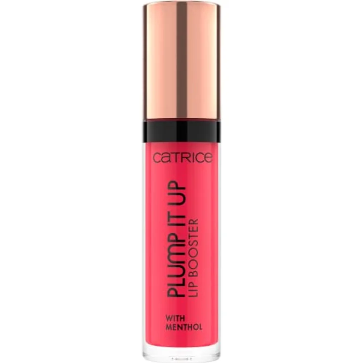 Catrice Plump It Up Lip Booster, Lipgloss, Lip Gloss, Nr. 090 Potentially Scandalous, rot, kühlend, Färbeeffekt, vergrößernd, glänzend, vegan, ohne Alkohol (3,5ml) – Bild 3