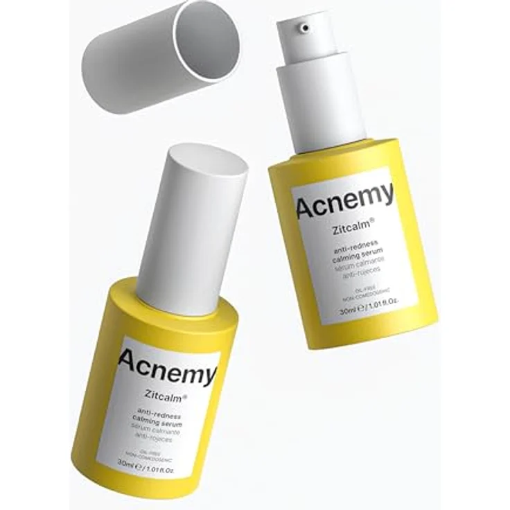 Acnemy Zitcalm Serum 30 ml, beruhigendes Gesichtsserum zur Regeneration sensibler Haut nach Anti-Akne-Behandlungen, ölfrei und nicht komedogen – Bild 2