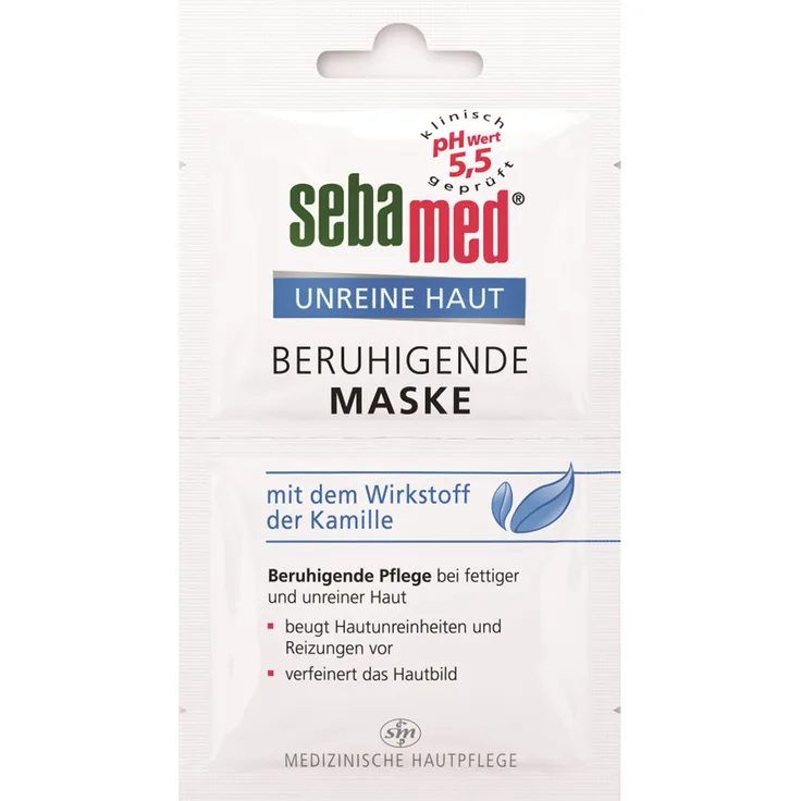 sebamed Produkte sebamed Produkte sebamed UNREINE HAUT Beruhigende Maske Anti-Akne Pflege 10 ml